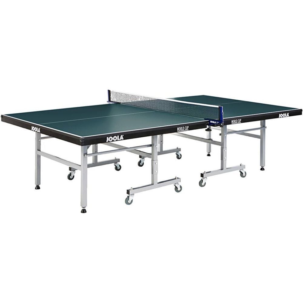 JOOLA bordtennisbord, World Cup, H: 76 cm, L: 2740 cm, B: 152,5 cm, Farve kan variere, blå, grøn, 1 stk.